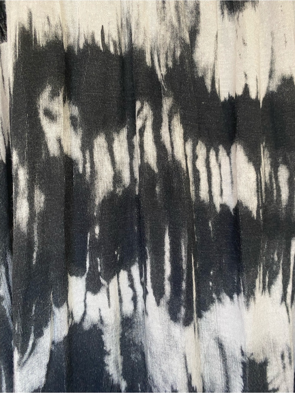 ellos size 4x Black & White Tie-Dye Maxi Dress adjustable spaghetti straps - Picture 10 of 11